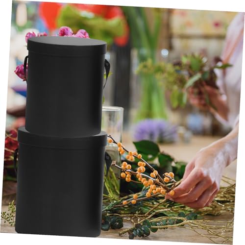 Boîte à fleurs portables et coffrets cylindriques en carton - 7