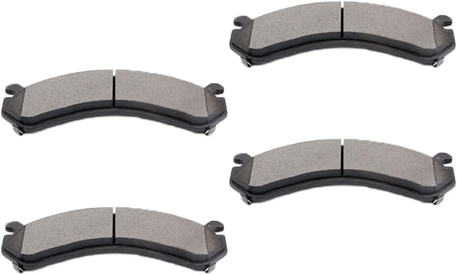 SCITOO D909 Rear Semi-Metal Brake Pads Sets - Fit for Chevy Silverado 3500 (01-06, 3500 HD 07-10) and GMC Sierra 3500 (01-06, 3500 HD 07-10, Sierra 3500 Classic 07)