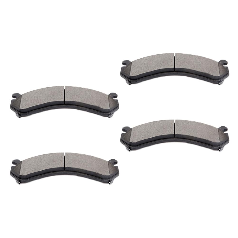 SCITOO D909 Rear Semi-Metal Brake Pads Sets - Fit for Chevy Silverado 3500 (01-06, 3500 HD 07-10) and GMC Sierra 3500 (01-06, 3500 HD 07-10, Sierra 3500 Classic 07)