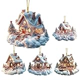 Photo Gallery penlimly ornamenti per la casa di villaggio, ciondolo invernale in acrilico con design a forma di albero di natale, affascinante ornamento per casa invernale per vacanze invernali Photo Gallery penlimly ornamenti per la casa di villaggio, ciondolo invernale in acrilico con design a forma di albero di natale, affascinante ornamento per casa invernale per vacanze invernali