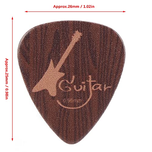 Médiators de guitare, médiator en celluloïd de couleur bois durable léger pour un cadeau pour l’apprentissage de la… - Les Beatles, Paul McCartney, John Lennon, RIngo Starr, George Harrison Médiators de guitare, médiator en celluloïd de couleur bois durable léger pour un cadeau pour l'apprentissage de la… – Image 5