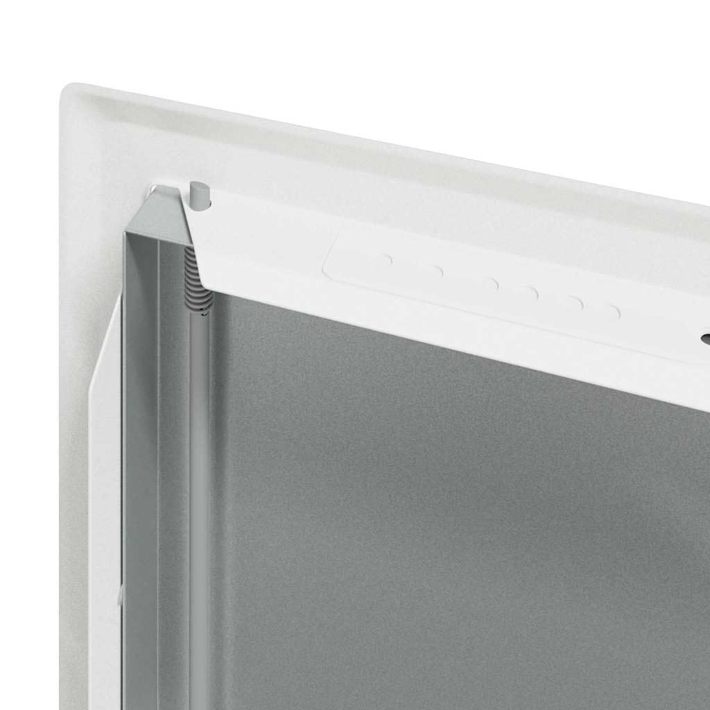 vidaXL Panel dostępu Biały 63 x 63 x 3 cm Stal