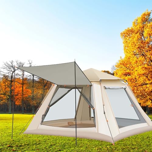Carpa de camping pop-up 85x85x56 pulg para 2-4 personas miniatura 2