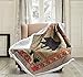 Virah Bella Collection - Phyllis Dobbs Bear and Paw Patchwork Quilted Sherpa Throw