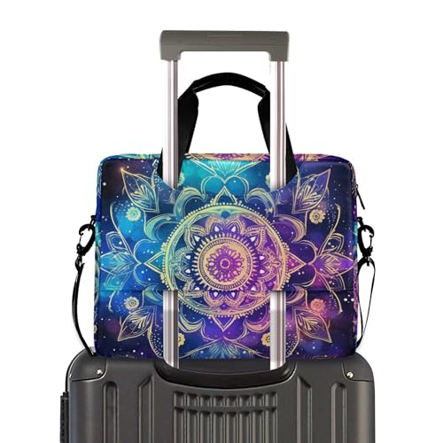 Maletín para portátil Mandala Galaxy Nebula 13-15.6 pulg miniatura 3