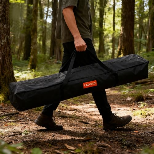 Image of Lazy Daze Double Hammock with Stand, Balance Straps & Carry Bag for Outside