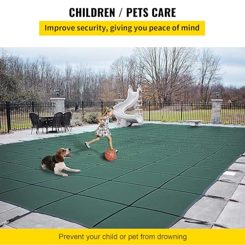Vevor 18X36FT RECTANGULAR Pool Safety Cover 20' X 40' Rectangle thumb #4
