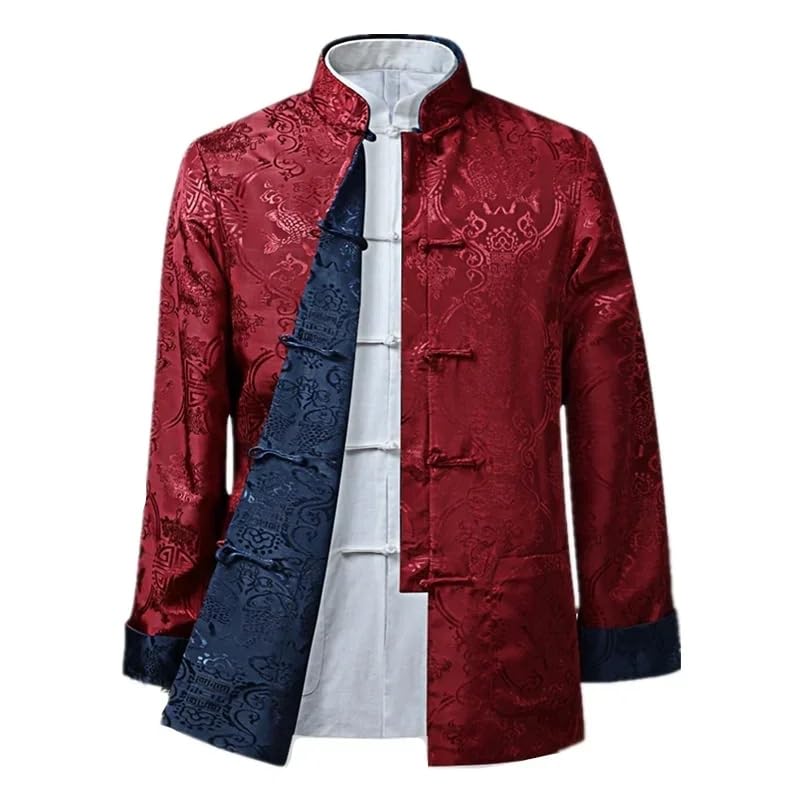 Men Chinese Dragon Shirt Kung Fu Coats Tang Suit Traditional Chinese Clothing for Men Jackets Hanfu Men Clothing2