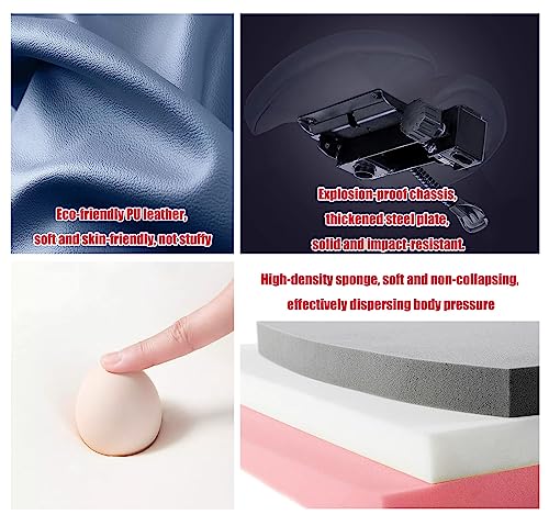 Tabourets médicaux ergonomiques robustes avec siège de selle divisé réglable - 4