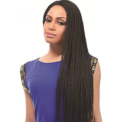 Mambo Box Braid Style- New Amour Hair Collection Natty Small Box Braids 100% Kanekalon 24'' Color #1B