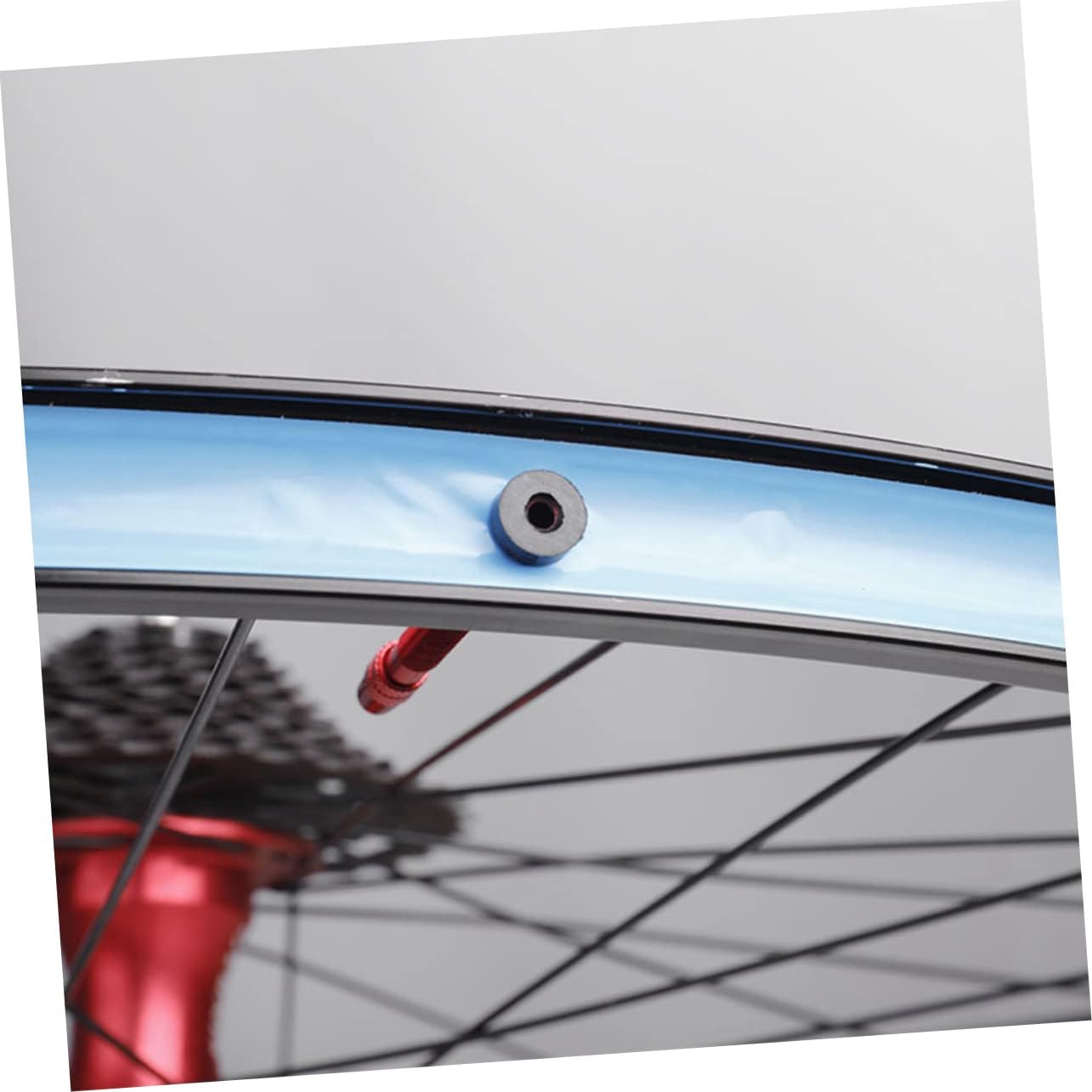 BESPORTBLE Blue Bike Rim Tape 21mm Wide for Inner Tube Protection | Vacuum Sealing Pad, Fatigue Resistance and Toughness, Moderate Elasticity, Protective Adhesive, Long Distance Cycling