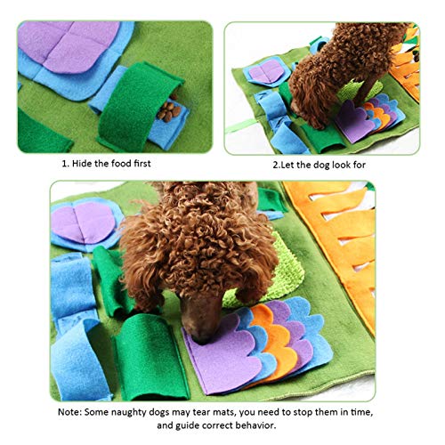 Cão Sniffing Tapete | treinamento alimentação Sniff interativa - Snuffle Pad para cães lavável na má