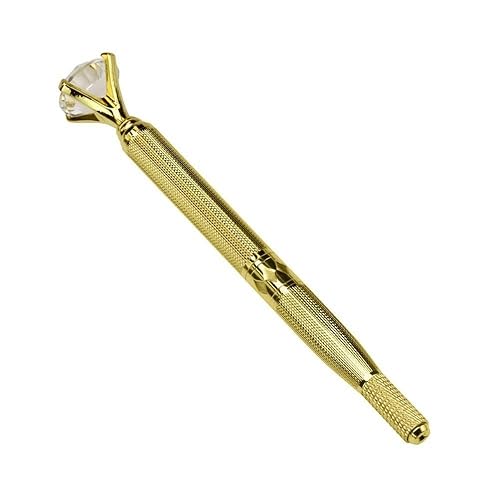 Profesional Crystal Tebori ceja tatuaje pluma maquillaje permanente pluma máquina Microblade Pen para labio y ceja tatuaje equipo (oro)