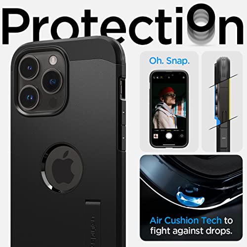 Image of Spigen Tough Armor MagFit for iPhone 14 Pro Max Case, Black