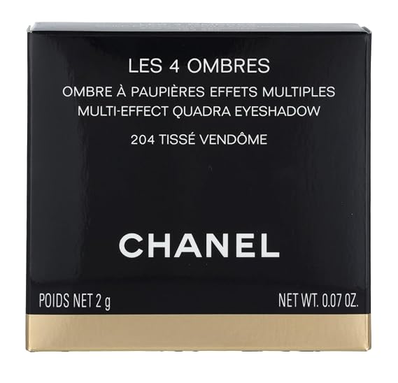 Chanel Les 4 Ombres Multi-effect Quadra Eyeshadow No. 204 Tisse Vendome for Women, 0.04 Ounce