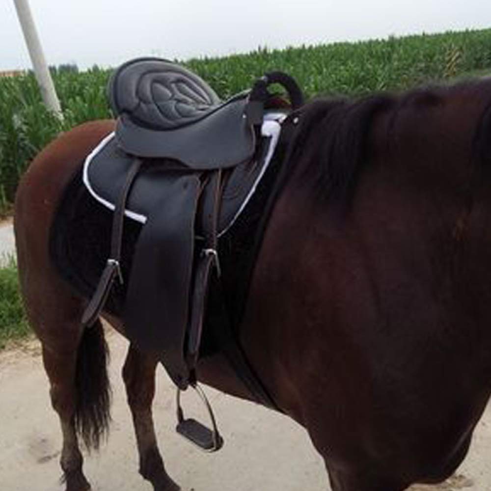 Cavallo da Sella Turisti con Maniglie con Sella in Cuoio Sella Esercito Sella Cavallo da Sella Completo Forniture Equestri