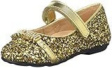 MOSCHINO Kids Girl's 25882 G-K, Oro, 26 EU(9.5 M US Toddler)