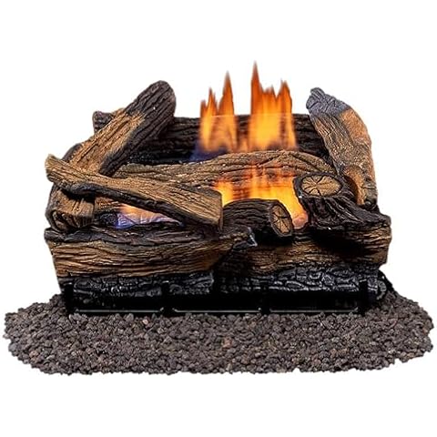 Duluth Forge DLS-18R-1 Dual Fuel Ventless Fireplace Logs Set Cover