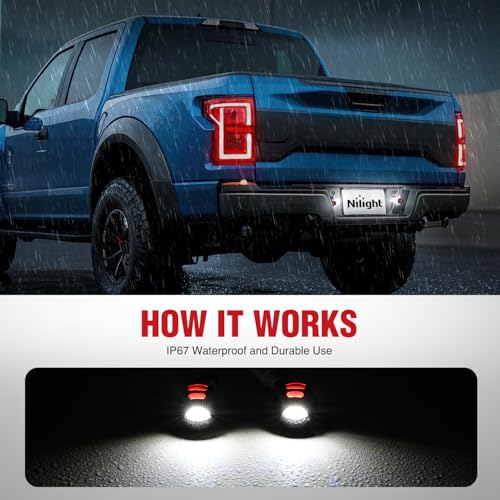 Image of Nilight 2PCS License Plate Lights for 1999-2014 Ford F150 F250 F350 F450