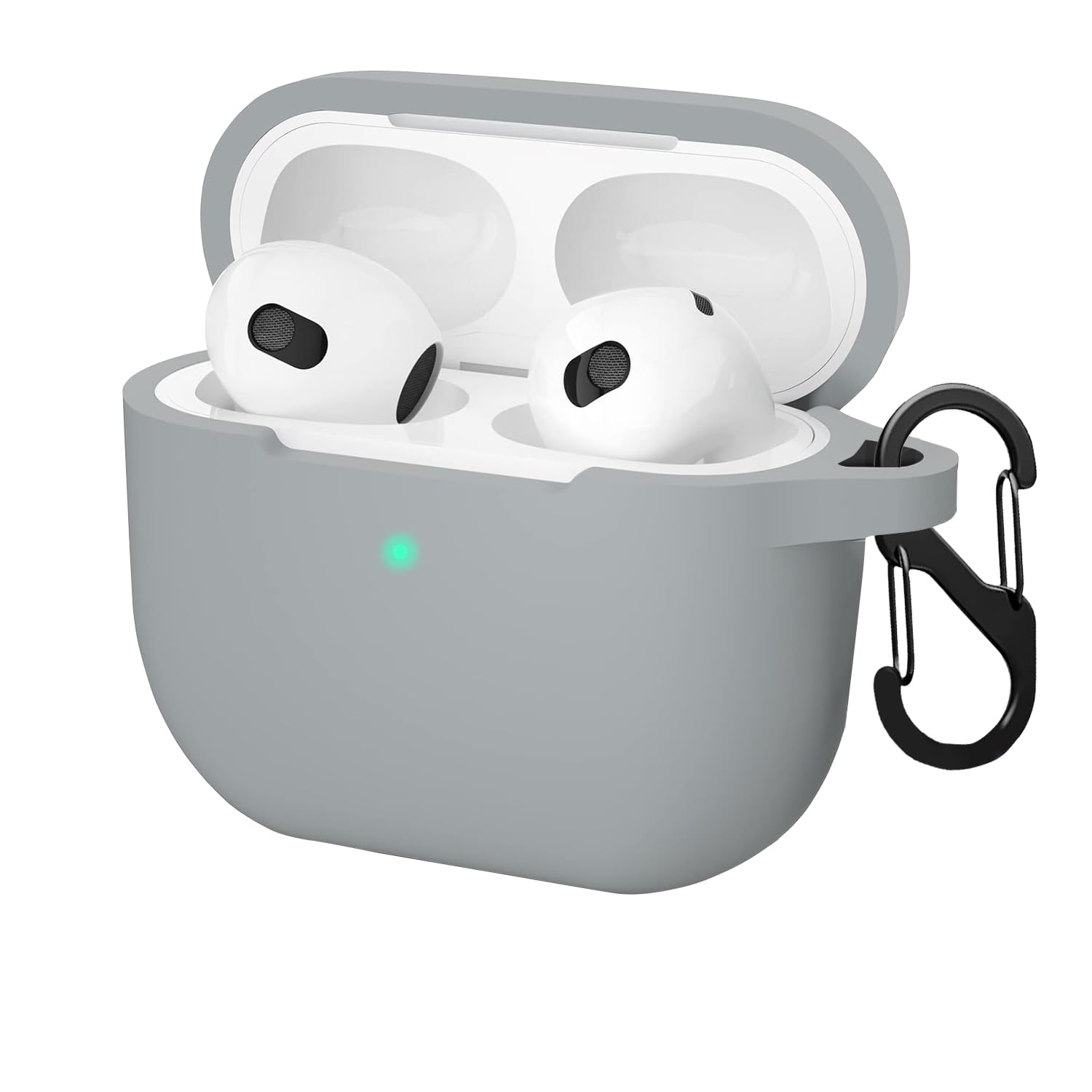 LIRAMARK Silicone Soft Case Cover with Buckle for Airpods 5 (2026) / Airpods 4 (2024), Apple airpods 4th Generation / 5th Generation case (Midnight Blue) — Amazon image 24