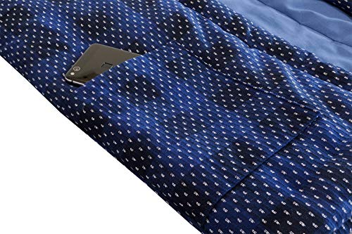 Lattice arare Pattern Hanten (Made in Japan Kimono-Style) Mens Size4