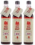 RED BOAT Original Gluten Free Premium Fish Sauce (Pack of 3)