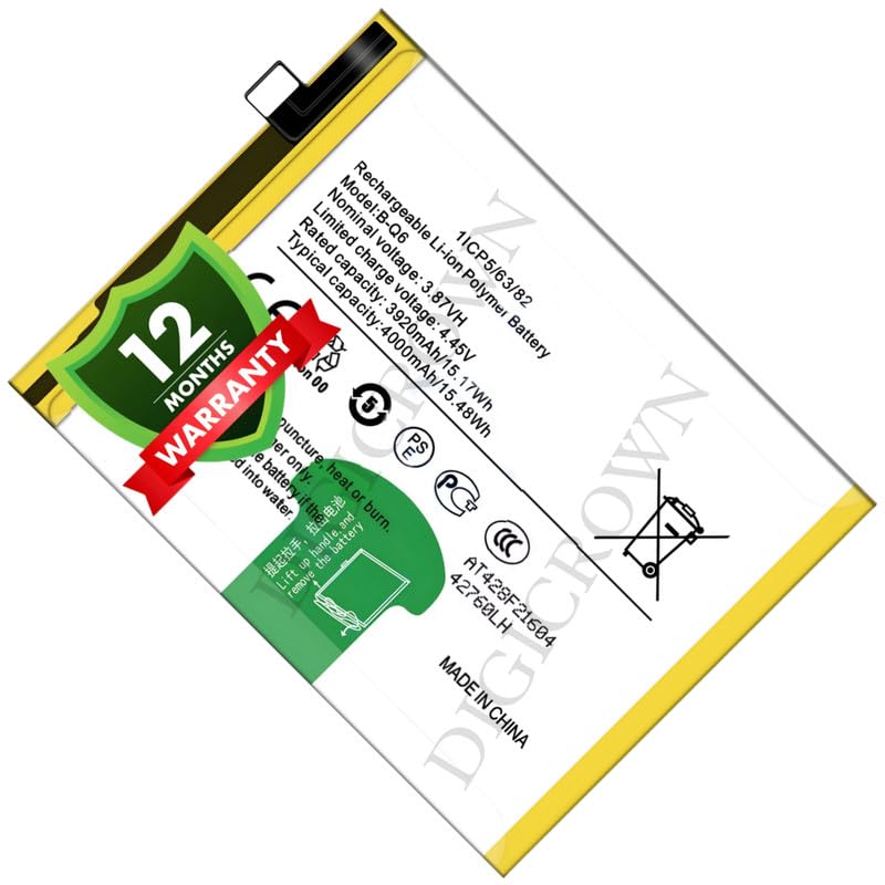 Image of Original B-Q6 Battery Compatible for Vivo V21e 5G (V2055) - (4000mAh) - 1 Year Warranty DF7