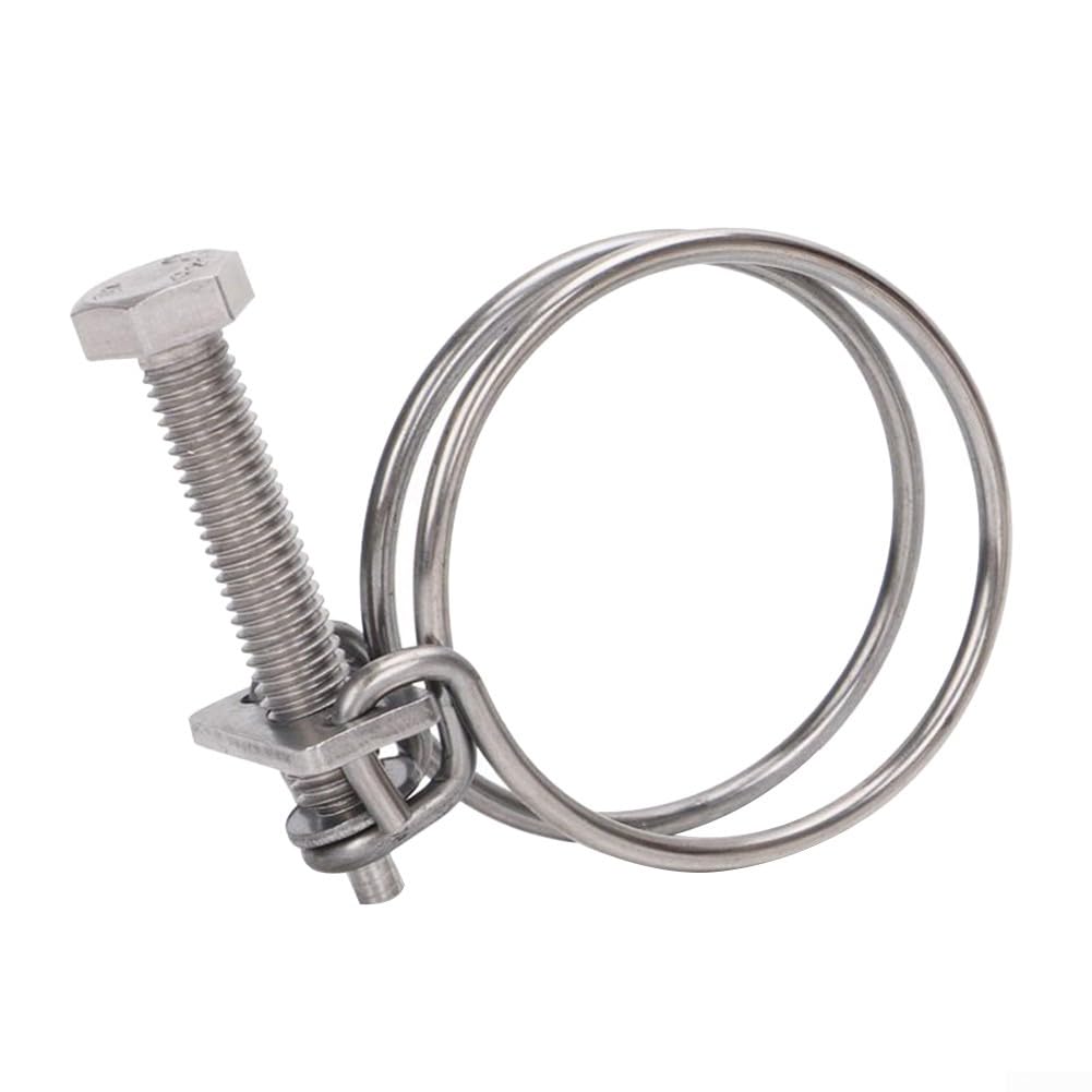 Fascette Stringitubo In Acciaio Inox 304 - 20 Pezzi, Regolabili A Doppio Filo Per Idraulica E Meccanica - Foto 13