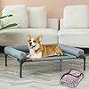 Fnsyay Cooling Elevated Dog Bed for Medium Do...