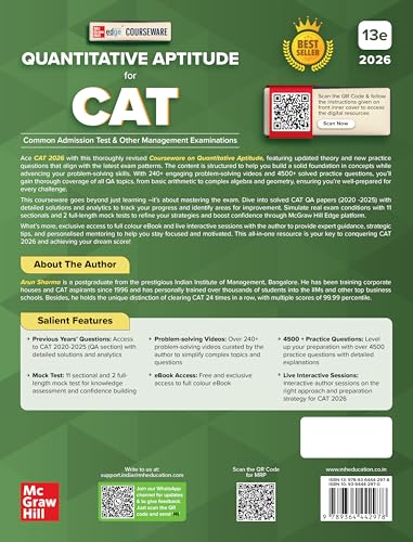 Image of Arun Sharma CAT Bundle /Set of 4 books - Quantitative Aptitude(Quant) + Verbal Ability & Reading Comprehension(VARC) + Logical Reasoning(LR) + Data Interpretation(DI) | CAT 2026 Exam | Edition