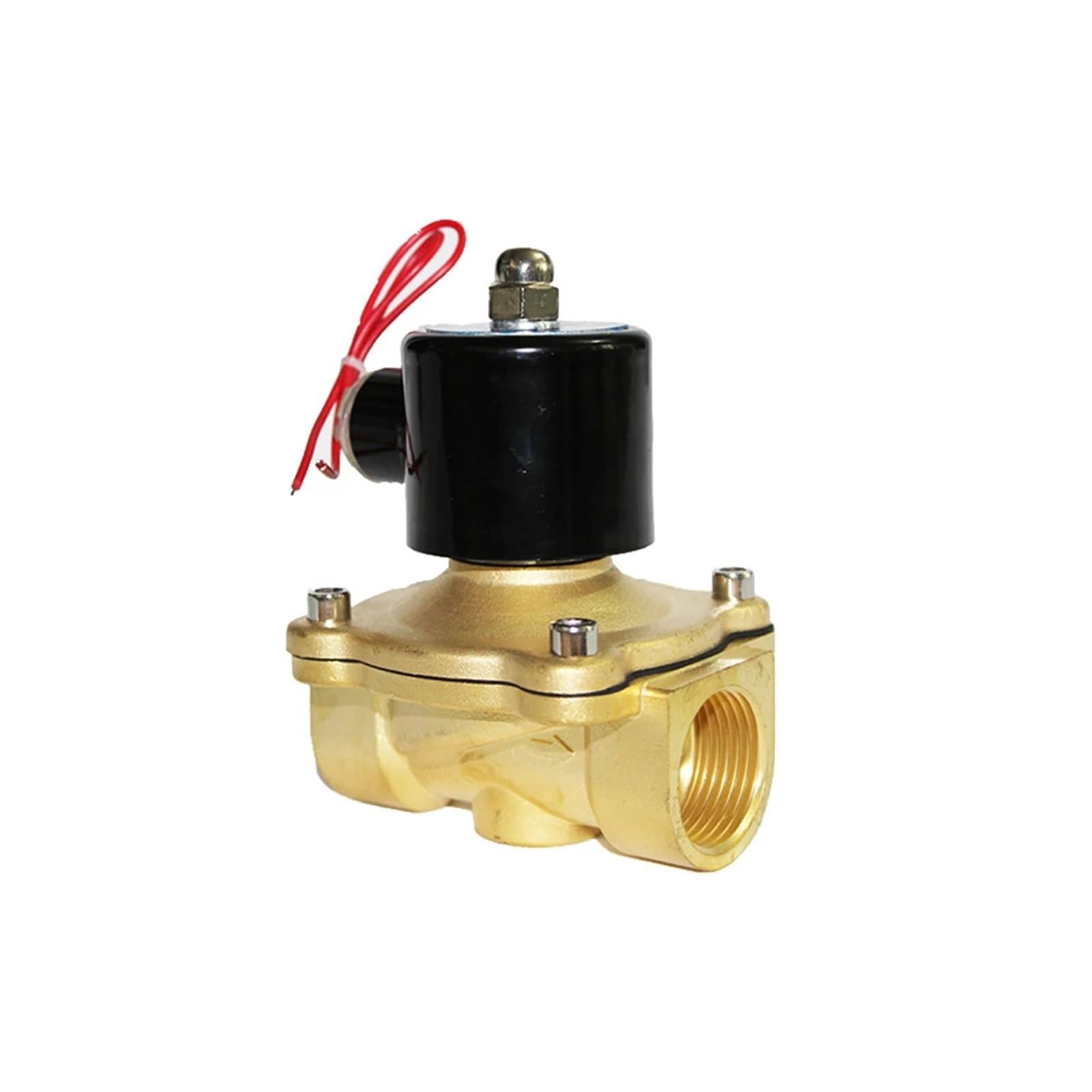 1 Stück 1/4 Zoll, 1/8 Zoll, 1/2 Zoll, 3/4 Zoll, 1 Zoll, 2 Zoll, AC220 V, DC12 V, 24 V, 220 V, Magnetventil, Wasser, Öl, Luft, pneumatisches Ventil(12V,3/8 Inch)