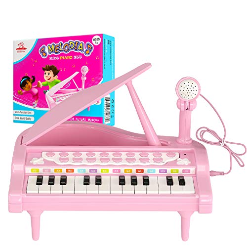Melodia Kids Piano Set with 24 Keys - Musical Toy for Children Aged