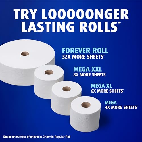 Image of Charmin Ultra Soft Toilet Paper, 9 Mega XL Rolls = 54 Regular Rolls, 2-ply Bath Tissue