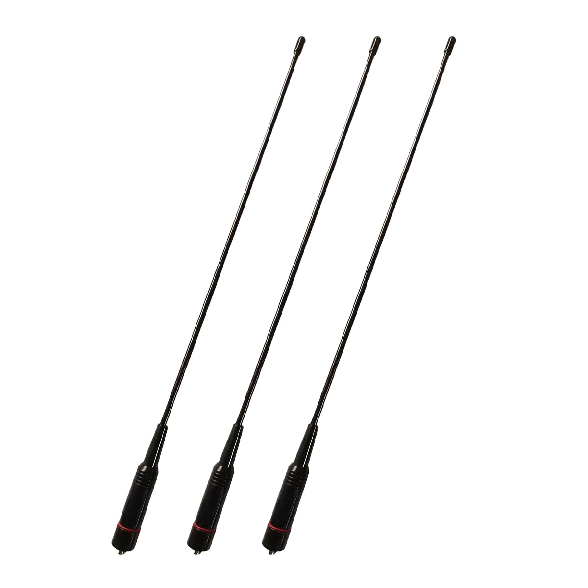 Radtel Tri-Band Flex Antenna RHD-771S 144//220/430Mhz 35cm/13.7inch SMA Female Foldable Soft Antenna Compatible with Baofeng Radtel RT-860 RT-900 RT-470X RT-890 RT-730 RT-4D Radios (3PCS)