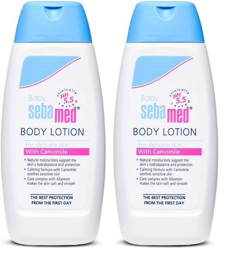 Image of Sebamed Baby Body Lotion|pH 5.5|Vegan|200 ml (Pack of 2)