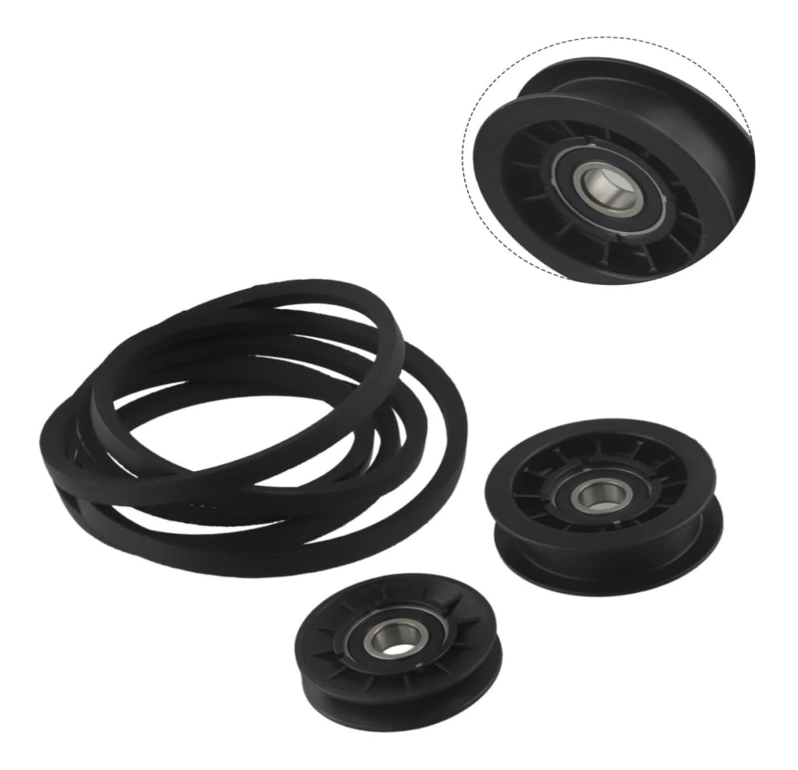 For Husqvarna for trattorino rasaerba, kit cinghia di trasmissione con puleggia folle for L107 L111 LA110 LA120 GX20006 GX20286 GX20287, parti di ricambio