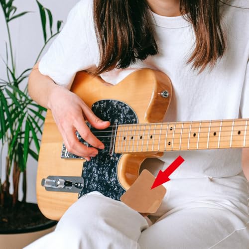VILLFUL Anti-skid Cowhide Pad dla Instrumentów Muzycznych Dwie Strony Klejącej Stabilna i Trwała Idealna Do Piany Gitary Bandy Dla Praktyki i Występów Mała i Praktyczna Do Przechowywania