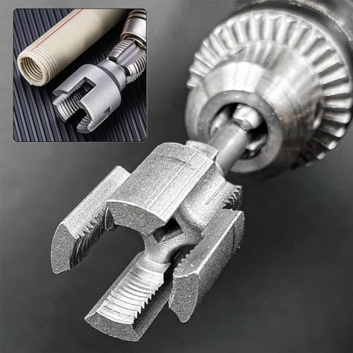 SKDFHOD Rohrgewindebohrer Set, 2Stk Rohrgewindeschneidwerkzeug, 1/2 Und 3/4 Zoll Gewindeschneider Rohrgewindebohrer, Rohrgewindeschneider PVC, Gewindeschneider für Lnnen und Außengewinde von Rohren