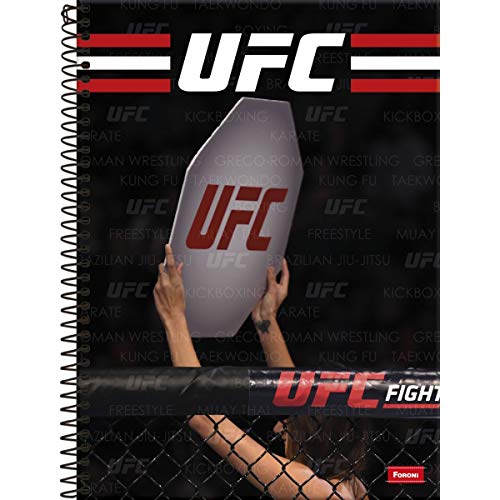 Caderno de 10 Matérias, Foroni 8811, Capas Sortidas, Pacote com 4 Cadernos