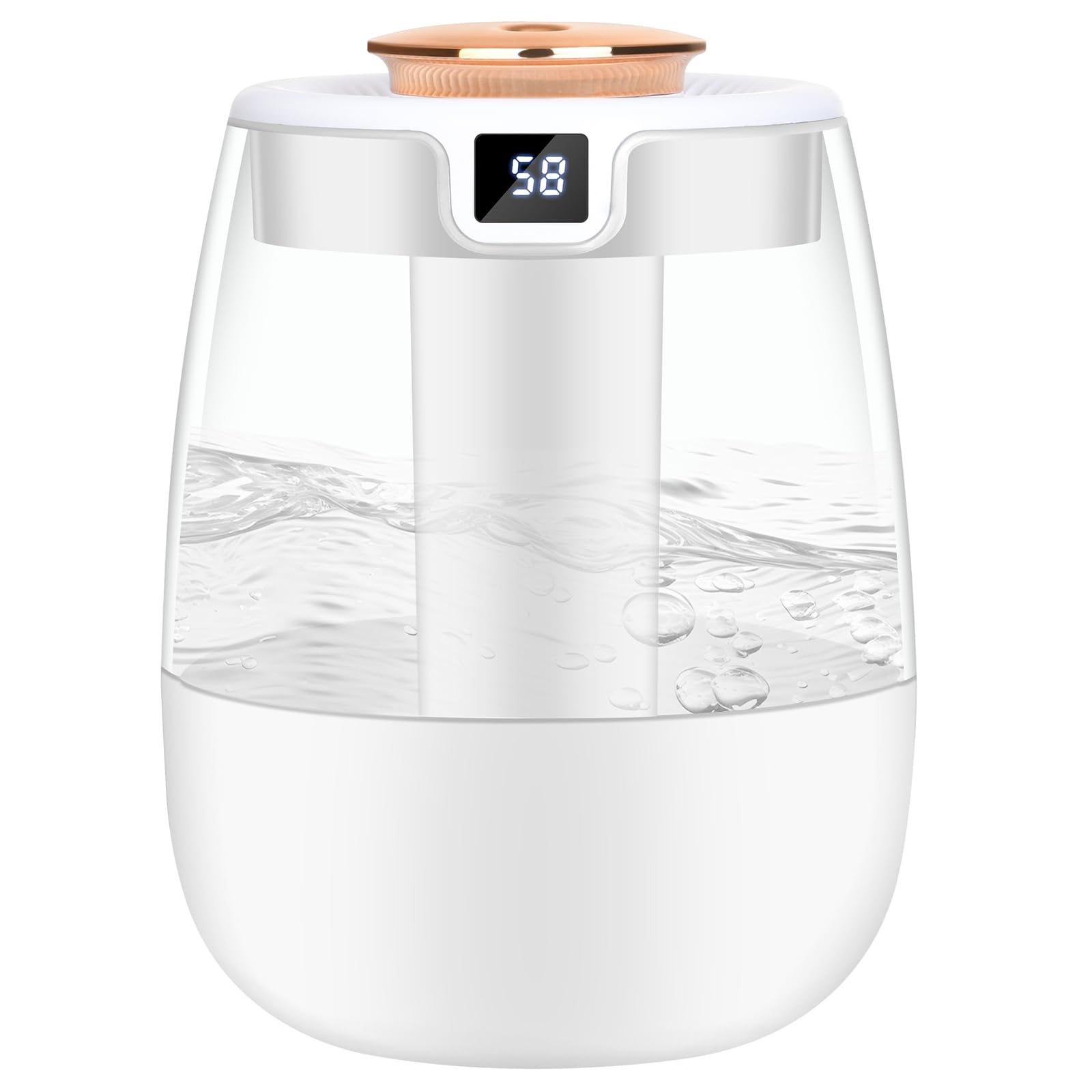 Adiwo Umidificatore Ambiente, 1.8L Umidificatore Ambiente Bambini, 28dB Silenzioso 20H di Durata