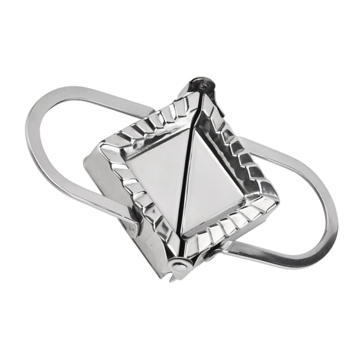 VINTORKY Dumpling Making Tool Ravioli Gyoza Empanada Maker Stainless Steel Easy to Use Clean for Home Kitchen