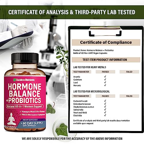 Rainbow Nutrients, LLC US+BR-A-3268 Hormone Balancing Supplement