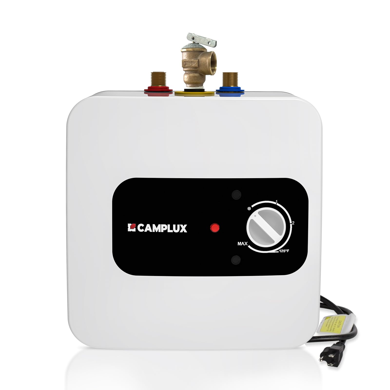 CAMPLUX Mini Tank Electric Water Heater 1.32 Gallons