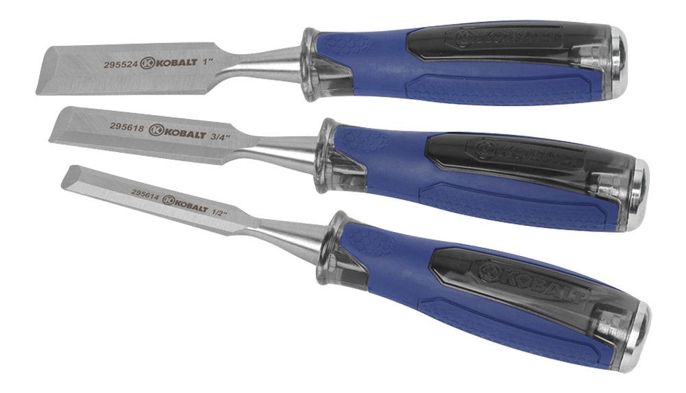 Kobalt 3-Piece Wood Chisel Set