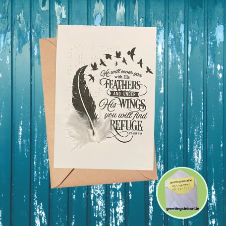 Miniatura 2 de Notecards in braille for the blind or visually impaired (Faith Based Note Cards)