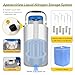 6L Liquid Nitrogen Tank, Aluminum Alloy Cryogenic Container Liquid Nitrogen (LN2) Dewar, Semen Tank, Liquid Nitrogen Dewar with 6 Canisters & Carry Bag (6L)