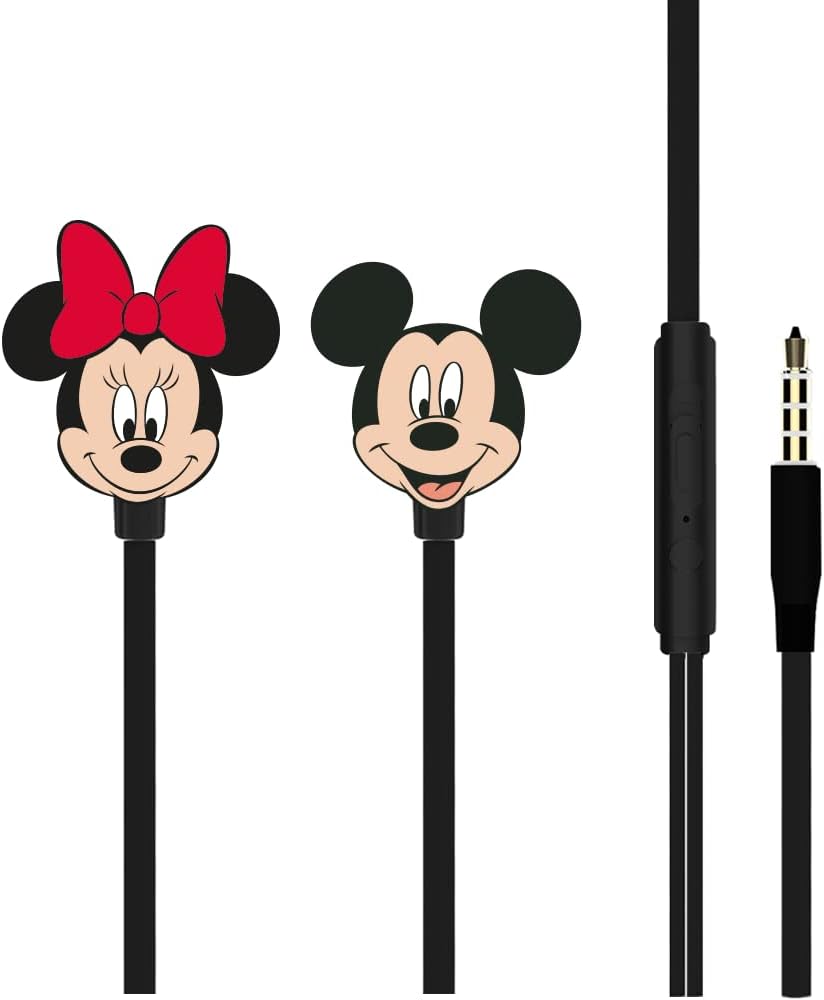 ERT GROUP Disney Minnie and Mickey headphones, 3.5 mm jack, 120 cm cable