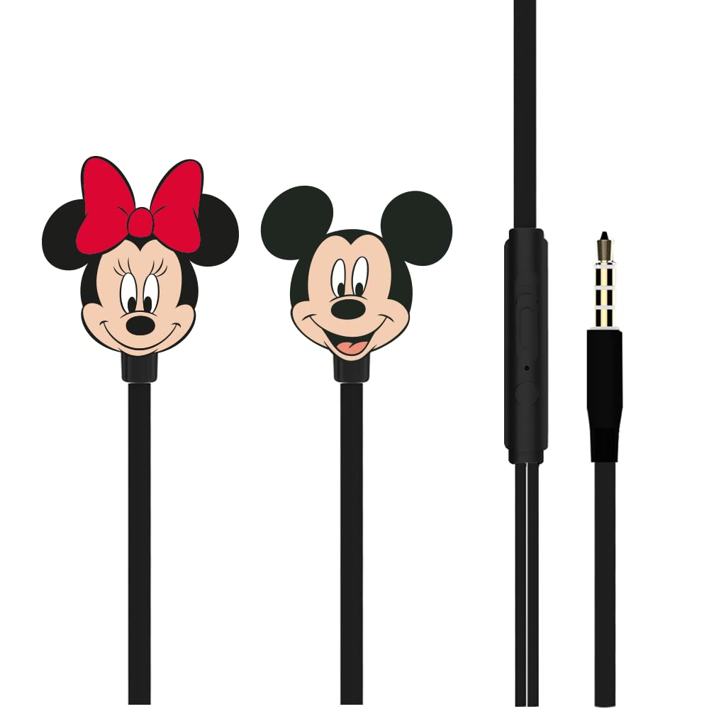 ERT GROUP Earphones with mic orginal and officially licensed Disney Minnie i Mickey 005