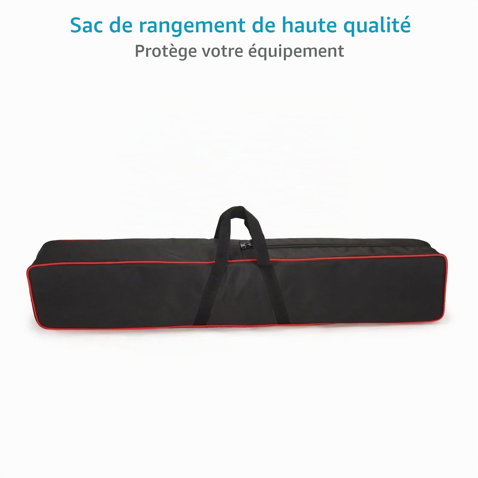 PROAIM Grue Caméra 12 Pieds avec Trépied pour Tête Pan-Tilt/Fluide | Supporte jusqu'à 8 kg avec inclinaison auto/manuelle, support moniteur, bras en 3 sections et sac de transport.