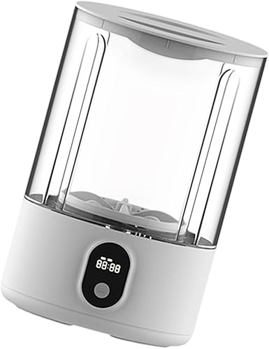 Miniatura 7 de Taza de lavado portátil de 4000 mAh, lavadora recargable (5.11 x 8.26 pulgadas, 1.2 L), pequeña máquina ligera para apartamentos, dormitorios,